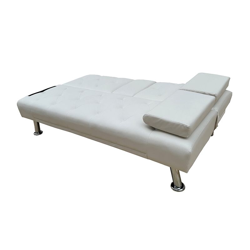 REST WHITE PU ΚΑΝΑΠΕΣ-ΚΡΕΒΑΤΙ 168X88X79εκ. REST WHITE PU ΚΑΝΑΠΕΣ-ΚΡΕΒΑΤΙ 168X88X79εκ.