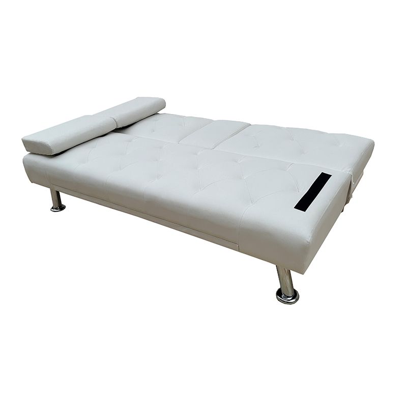 REST WHITE PU ΚΑΝΑΠΕΣ-ΚΡΕΒΑΤΙ 168X88X79εκ. REST WHITE PU ΚΑΝΑΠΕΣ-ΚΡΕΒΑΤΙ 168X88X79εκ.