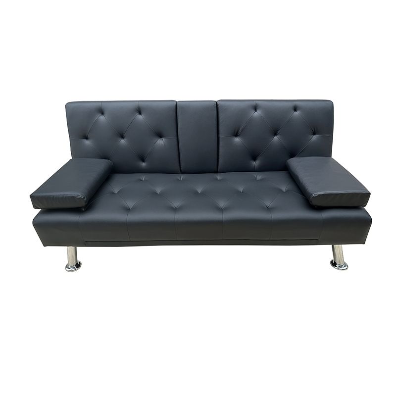 REST BLACK PU ΚΑΝΑΠΕΣ-ΚΡΕΒΑΤΙ 168X88X79εκ. REST BLACK PU ΚΑΝΑΠΕΣ-ΚΡΕΒΑΤΙ 168X88X79εκ.