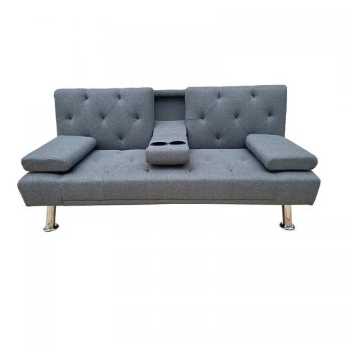REST GREY ΥΦΑΣΜΑ ΚΑΝΑΠΕΣ-ΚΡΕΒΑΤΙ 168X88X79εκ.