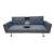 REST/ARMS GREY ΥΦΑΣΜΑ ΚΑΝΑΠΕΣ-ΚΡΕΒΑΤΙ 188X88X79εκ.