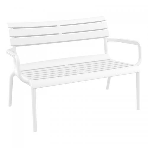 PARIS ΚΑΝΑΠΕΣ WHITE 116X70X75εκ. ΠΟΛ/ΝΙΟΥ