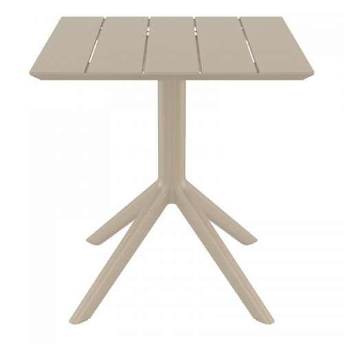 PARIS TAUPE 70X70X74εκ. ΤΡΑΠΕΖΙ ΠΟΛ/ΝΙΟΥ