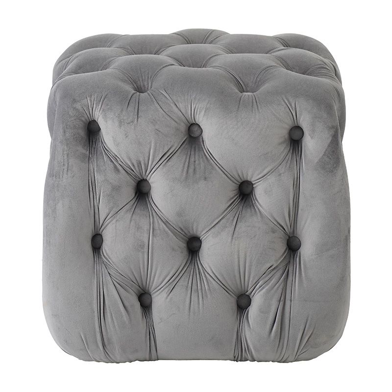 ASTRA ΣΚΑΜΠΟ GREY VELVET ΥΦΑΣΜΑ 45X45Χ45εκ. ASTRA ΣΚΑΜΠΟ GREY VELVET ΥΦΑΣΜΑ 45X45Χ45εκ.