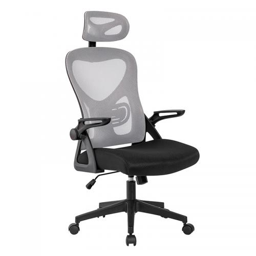 A8980 ΜΑΥΡO/ΓΚΡΙ MESH ΠΟΛΥΘΡΟΝΑ ΓΡΑΦΕΙΟΥ 59X63X46-113/56-122εκ.
