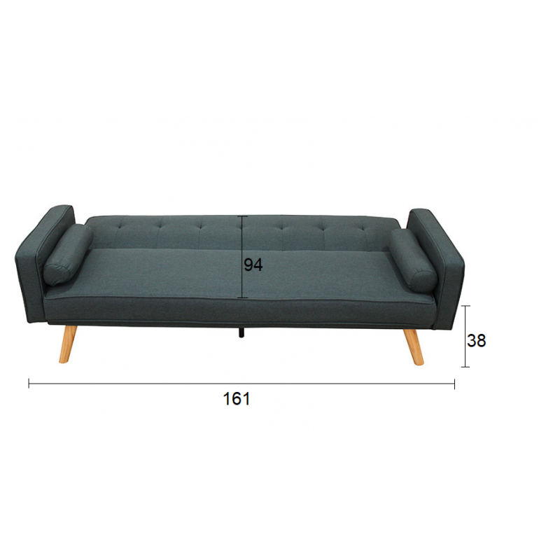 RONY GREEN ΥΦΑΣΜΑ ΚΑΝΑΠΕΣ-ΚΡΕΒΑΤΙ 179X80X75εκ. RONY GREEN ΥΦΑΣΜΑ ΚΑΝΑΠΕΣ-ΚΡΕΒΑΤΙ 179X80X75εκ.