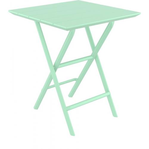 HELEN OPALINE GREEN 60Χ60X74εκ. ΤΡΑΠΕΖΙ ΠΤΥΣ/ΝΟ ΠΟΛ/ΝΙΟΥ
