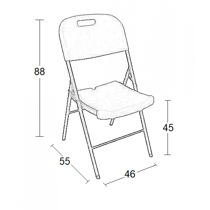 FANAL PLUS ΚΑΡΕΚΛΑ CATERING ΠΤΥΣΣΟΜΕΝΗ 46Χ55Χ45-88εκ.