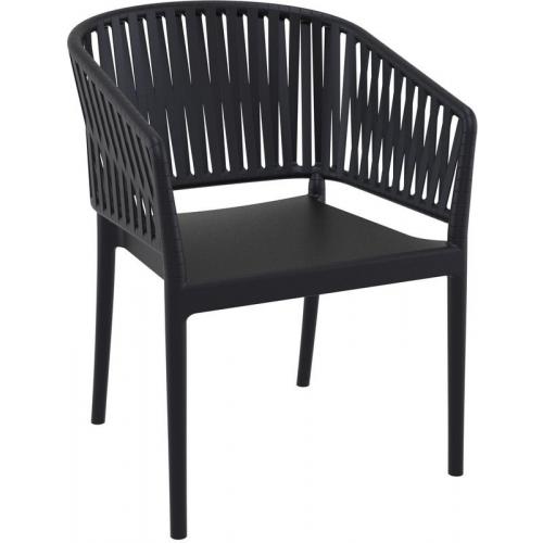 PORTOFINO BLACK ΠΟΛΥΘΡΟΝΑ ΠΟΛ/ΝΙΟΥ 58X58X80εκ.