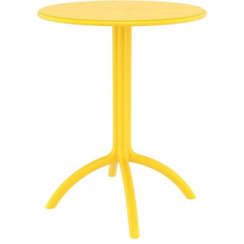 OCTOPUS Φ60Χ75εκ. YELLOW ΤΡΑΠΕΖΙ ΠΟΛ/ΝΙΟΥ