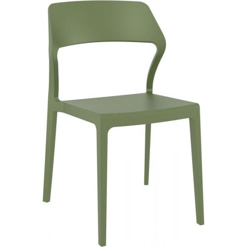 SNOW OLIVE GREEN ΚΑΡΕΚΛΑ ΠΟΛ/ΝΙΟΥ 52X56X83εκ.