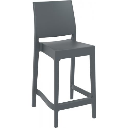 MAYA 65εκ. ΣΚΑΜΠΟ DARK GREY ΠΟΛ/ΝΙΟΥ 44Χ50Χ98εκ.