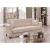 AZUR LIGHT BROWN ΥΦΑΣΜΑ 3ΘΕΣΙΟΣ ΚΑΝΑΠΕΣ/ΚΡΕΒΑΤΙ ΜΕ ΑΠΟΘ.ΧΩΡΟ 210X80X75εκ.