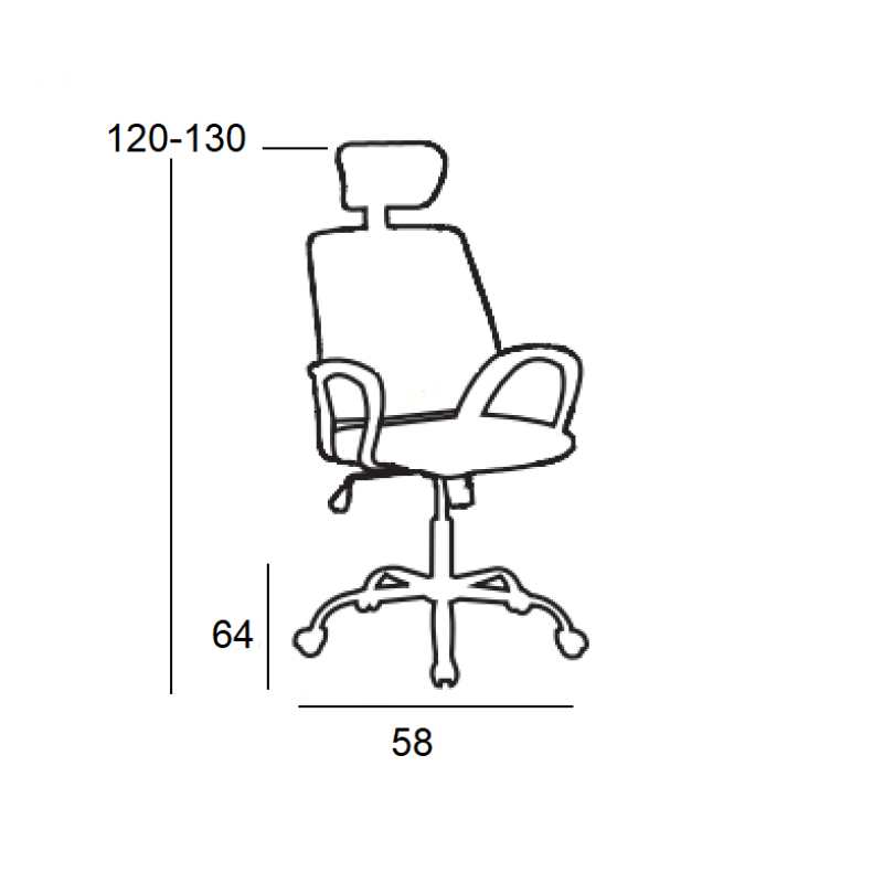 A8982 ΜΑΥΡO MESH ΠΟΛΥΘΡΟΝΑ ΓΡΑΦΕΙΟΥ 58X64X120/130εκ. A8982 ΜΑΥΡO MESH ΠΟΛΥΘΡΟΝΑ ΓΡΑΦΕΙΟΥ 58X64X120/130εκ.