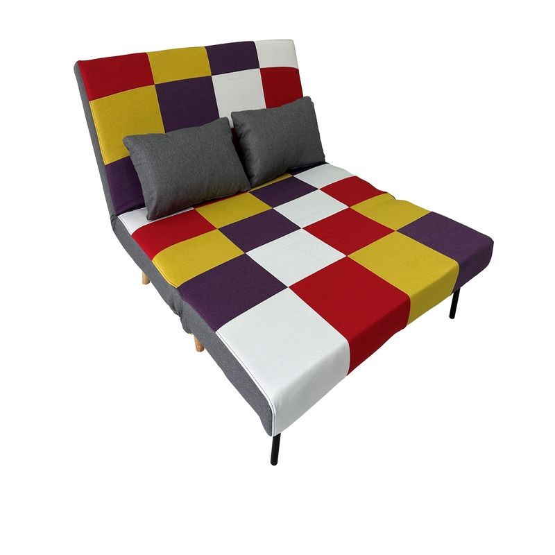 SARA PATCHWORK ΥΦΑΣΜΑ ΚΑΝΑΠΕΣ/ΚΡΕΒΑΤΙ 134Χ80Χ84εκ.