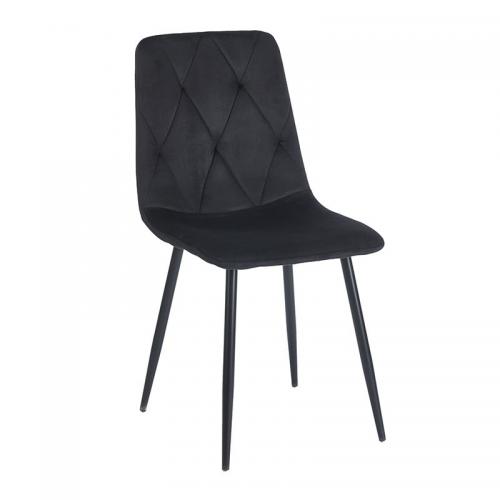 EVA BLACK VELVET ΥΦΑΣΜΑ ΚΑΡΕΚΛΑ ΜΕΤΑΛΛΙΚΗ 43X55X90εκ.