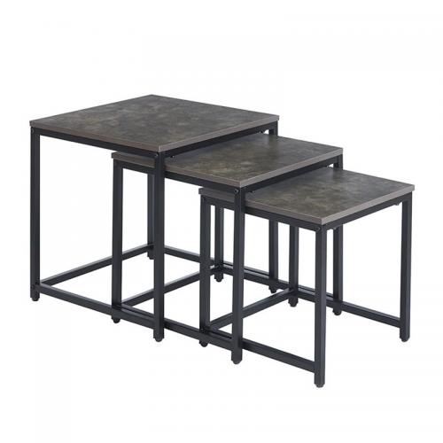 NOLAN SET 3 ΤΜΧ ΤΡΑΠΕΖΑΚΙΑ CEMENT 50X50X50-45X45X45-40X40X40εκ.