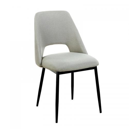 MADISON L. BEIGE ΥΦΑΣΜΑ ΚΑΡΕΚΛΑ ΜΕΤΑΛΛΙΚΗ 45X54X83εκ.