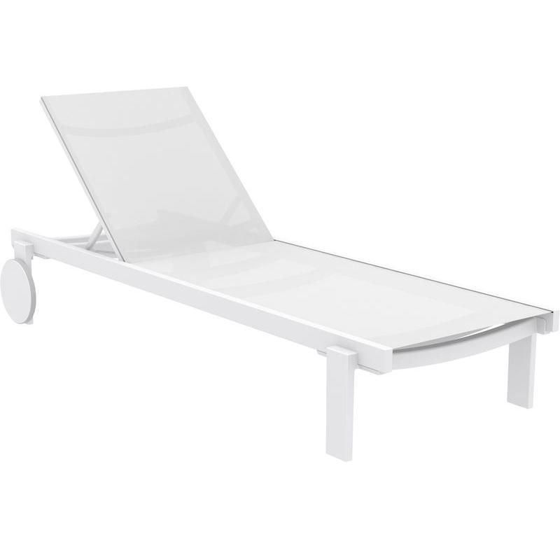 CASABLANCA ΞΑΠΛΩΣΤΡΑ WHITE/WHITE ΑΛΟΥΜ-ΠΟΛ/ΝΙΟΥ