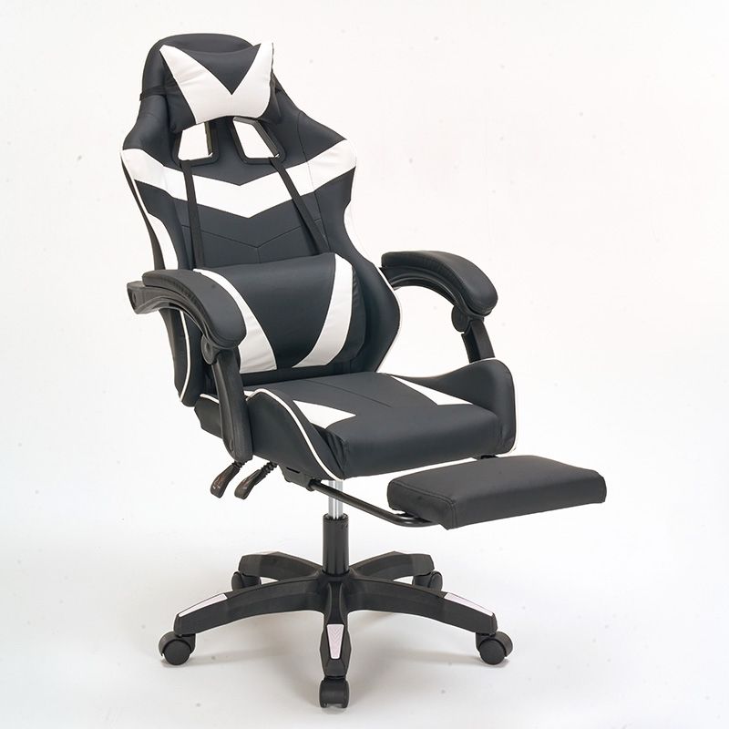 A9937 ΜΑΥΡΟ/ΛΕΥΚΟ PVC ΠΟΛΥΘΡΟΝΑ GAMING/ΜΕ ΥΠΟΠΟΔΙΟ A9937 ΜΑΥΡΟ/ΛΕΥΚΟ PVC ΠΟΛΥΘΡΟΝΑ GAMING/ΜΕ ΥΠΟΠΟΔΙΟ