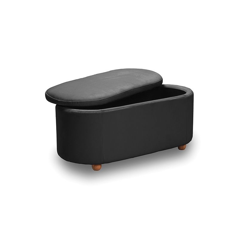 FOSTER ΣΚΑΜΠΟ VELVET GREY ΜΕ ΑΠΟΘ. ΧΩΡΟ 99Χ45X45εκ.