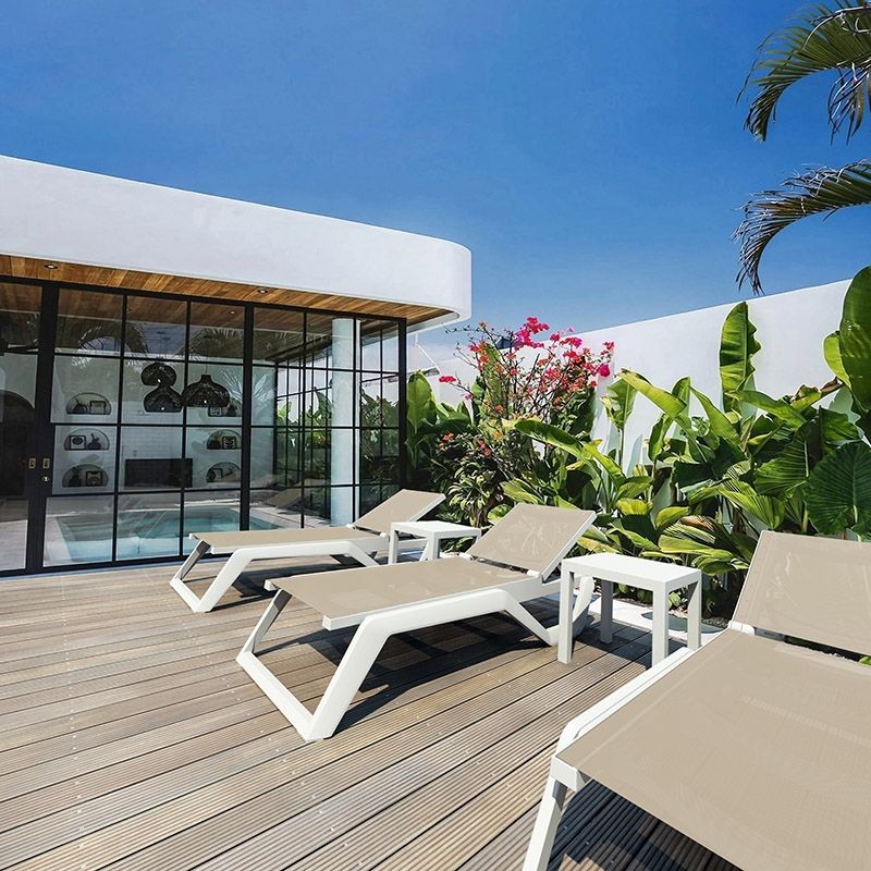 RIO PRO ΞΑΠΛΩΣΤΡΑ WHITE/TAUPE ΠΟΛ/ΝΙΟΥ 190X70X33εκ. RIO PRO ΞΑΠΛΩΣΤΡΑ WHITE/TAUPE ΠΟΛ/ΝΙΟΥ 190X70X33εκ.