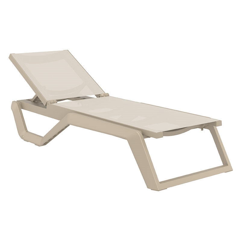 RIO PRO ΞΑΠΛΩΣΤΡΑ TAUPE/TAUPE ΠΟΛ/ΝΙΟΥ 190X70X33εκ. RIO PRO ΞΑΠΛΩΣΤΡΑ TAUPE/TAUPE ΠΟΛ/ΝΙΟΥ 190X70X33εκ.