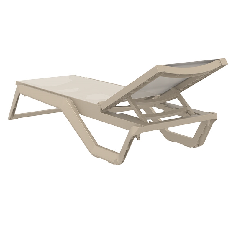 RIO PRO ΞΑΠΛΩΣΤΡΑ TAUPE/TAUPE ΠΟΛ/ΝΙΟΥ 190X70X33εκ. RIO PRO ΞΑΠΛΩΣΤΡΑ TAUPE/TAUPE ΠΟΛ/ΝΙΟΥ 190X70X33εκ.
