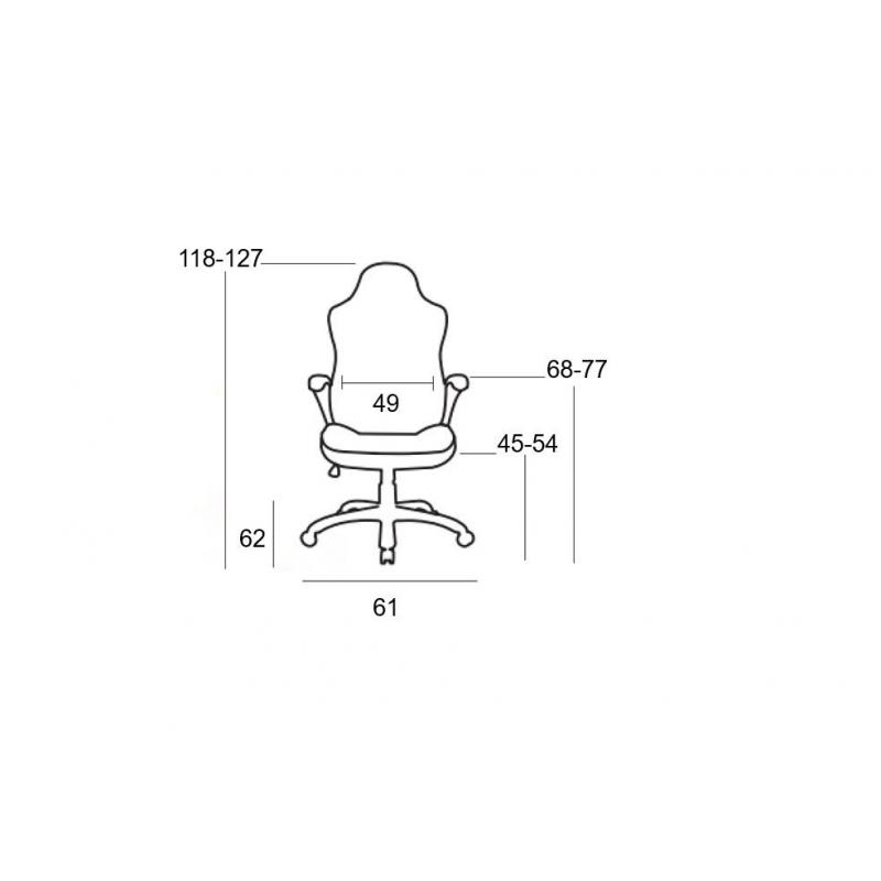 A9950 ΜΑΥΡΟ PVC ΠΟΛΥΘΡΟΝΑ GAMING/ΜΕ ΥΠΟΠΟΔΙΟ 61Χ62Χ45-118/54-127εκ. A9950 ΜΑΥΡΟ PVC ΠΟΛΥΘΡΟΝΑ GAMING/ΜΕ ΥΠΟΠΟΔΙΟ 61Χ62Χ45-118/54-127εκ.