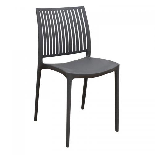 PAOLINA DARK GREY ΚΑΡΕΚΛΑ ΠΟΛ/ΝΙΟΥ 42Χ48Χ79εκ.