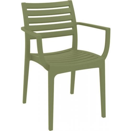 ARTEMIS OLIVE GREEN ΠΟΛΥΘΡΟΝΑ ΠΟΛ/ΝΙΟΥ 58X58X83.5εκ.