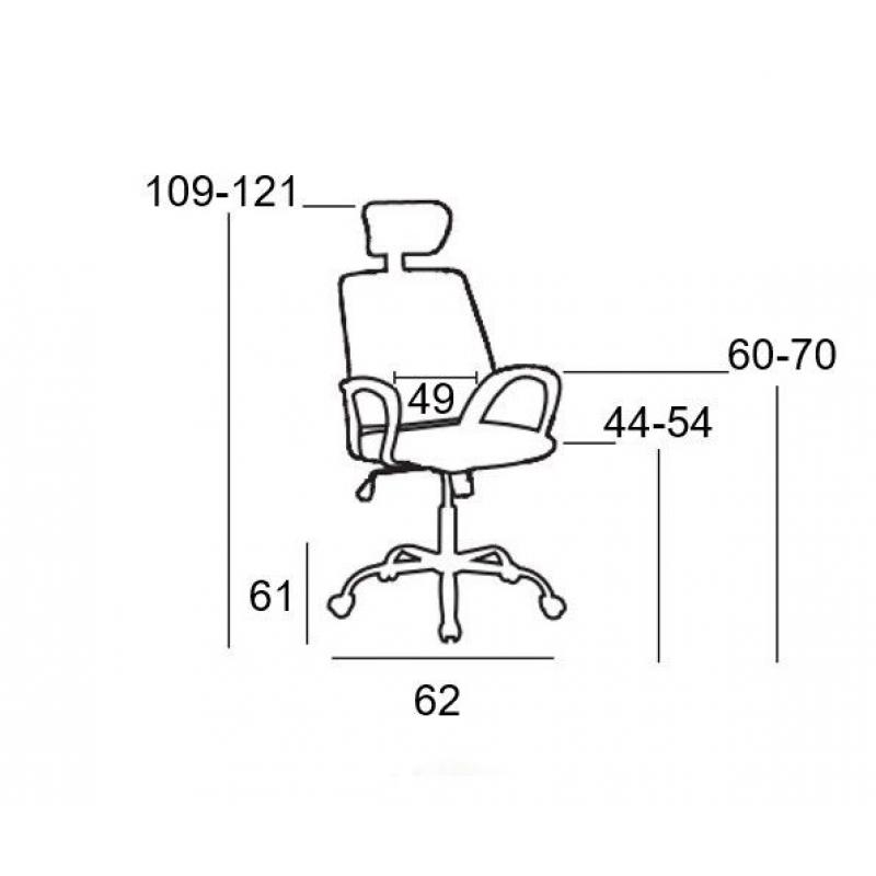 A1710 ΜΑΥΡΟ MESH ΠΟΛΥΘΡΟΝΑ ΓΡΑΦΕΙΟΥ 62Χ61Χ44-109/54-121εκ. A1710 ΜΑΥΡΟ MESH ΠΟΛΥΘΡΟΝΑ ΓΡΑΦΕΙΟΥ 62Χ61Χ44-109/54-121εκ.
