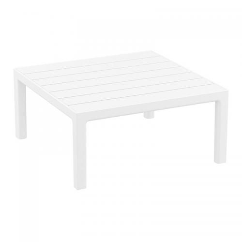 PORTOFINO LOUNGE ΤΡΑΠΕΖΙ WHITE 70X70X33εκ. ΠΟΛ/ΝΙΟΥ