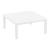 PORTOFINO LOUNGE ΤΡΑΠΕΖΙ WHITE 70X70X33εκ. ΠΟΛ/ΝΙΟΥ