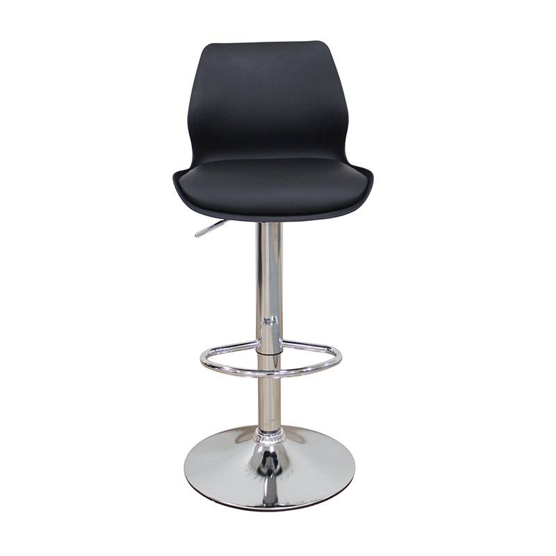 Σκαμπό Μπάρ 2τμχ Bar49 Black Pu/Pvc 39X45X102εκ. Σκαμπό Μπάρ 2τμχ Bar49 Black Pu/Pvc 39X45X102εκ.