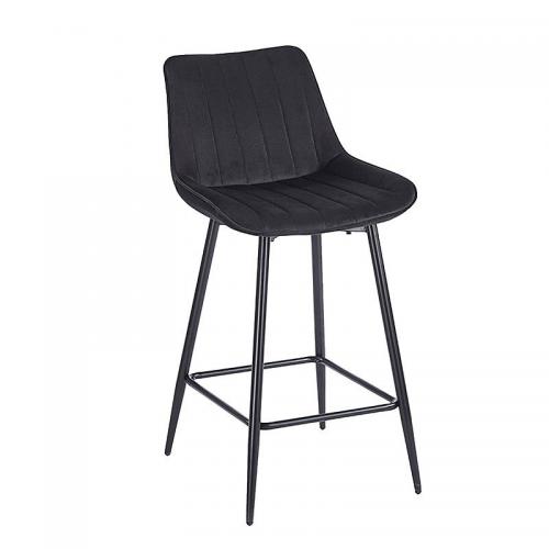 REPO BLACK VELVET ΥΦΑΣΜΑ 66εκ. ΣΚΑΜΠΟ ΜΕΤΑΛΛΙΚΟ 48X49X66-96εκ.