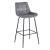 ERMINA GREY VELVET ΥΦΑΣΜΑ 75εκ. ΣΚΑΜΠΟ ΜΕΤΑΛΛΙΚΟ 49X50X75-104εκ.