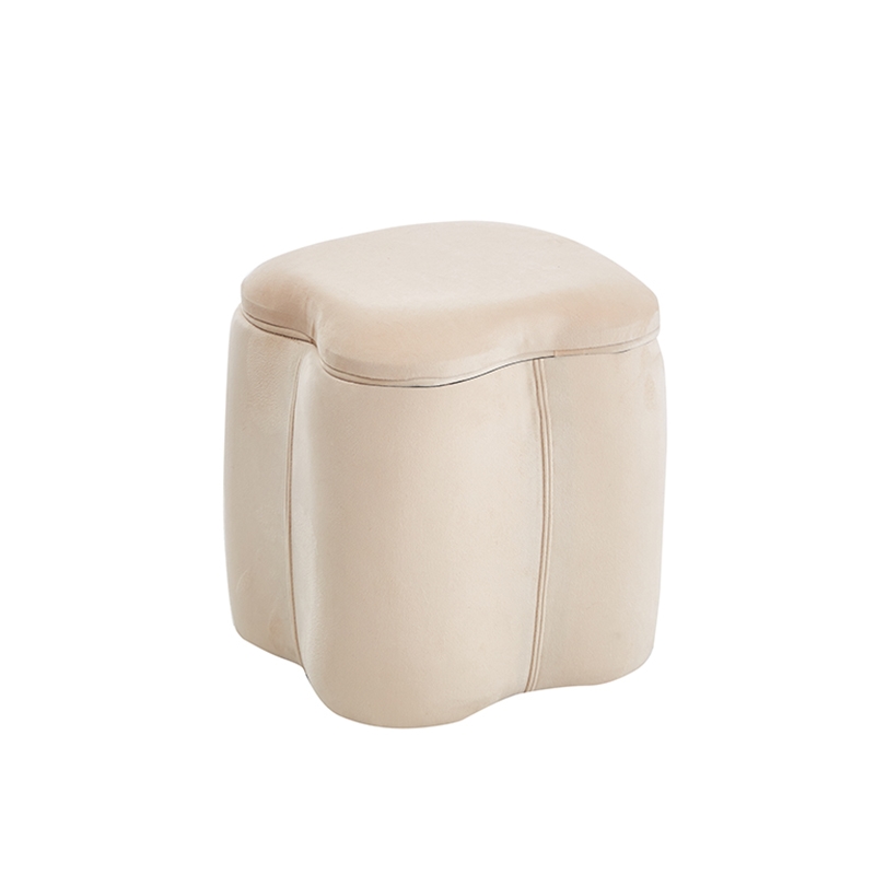 FIONA ΣΚΑΜΠΟ VELVET BEIGE ΜΕ ΑΠΟΘ. ΧΩΡΟ 30X30X34εκ. FIONA ΣΚΑΜΠΟ VELVET BEIGE ΜΕ ΑΠΟΘ. ΧΩΡΟ 30X30X34εκ.