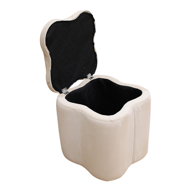 FIONA ΣΚΑΜΠΟ VELVET BEIGE ΜΕ ΑΠΟΘ. ΧΩΡΟ 30X30X34εκ. FIONA ΣΚΑΜΠΟ VELVET BEIGE ΜΕ ΑΠΟΘ. ΧΩΡΟ 30X30X34εκ.