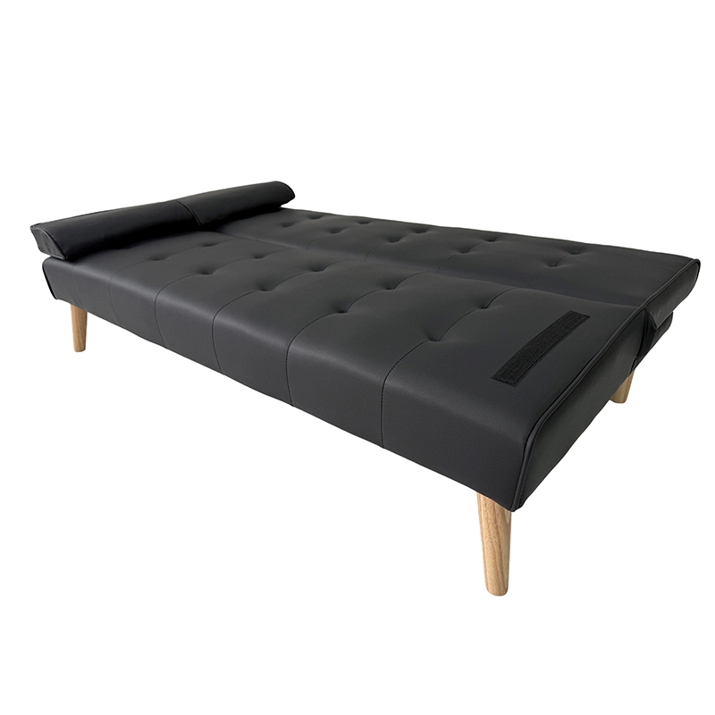 MERYL BLACK PU ΚΑΝΑΠΕΣ ΚΡΕΒΑΤΙ 170X81X74εκ. MERYL BLACK PU ΚΑΝΑΠΕΣ ΚΡΕΒΑΤΙ 170X81X74εκ.