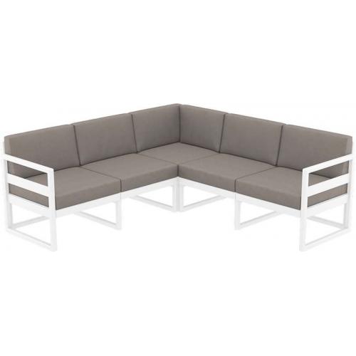 MYKONOS ΜΑΞΙΛΑΡΙ ΓΩΝΙΑΣ LIGHT BROWN  (1ΤΕΜ) 58Χ16Χ35εκ.