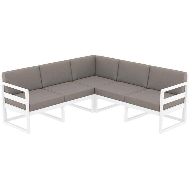 MYKONOS ΜΑΞΙΛΑΡΙ ΓΩΝΙΑΣ LIGHT BROWN  (1ΤΕΜ) 58Χ16Χ35εκ.