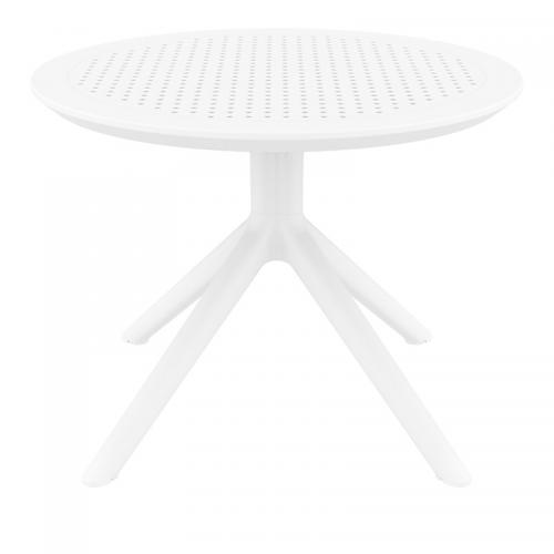 SKY WHITE MINI Φ60X45εκ. ΤΡΑΠΕΖΙ ΠΟΛ/ΝΙΟΥ