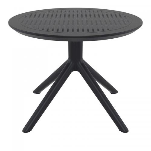 SKY BLACK MINI Φ60X45εκ. ΤΡΑΠΕΖΙ ΠΟΛ/ΝΙΟΥ