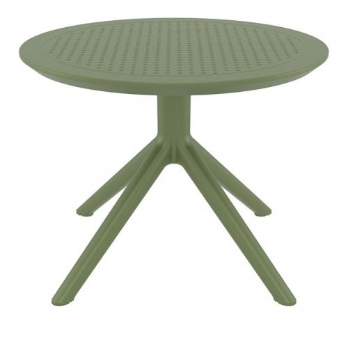 SKY OLIVE GREEN MINI Φ60X45εκ. ΤΡΑΠΕΖΙ ΠΟΛ/ΝΙΟΥ