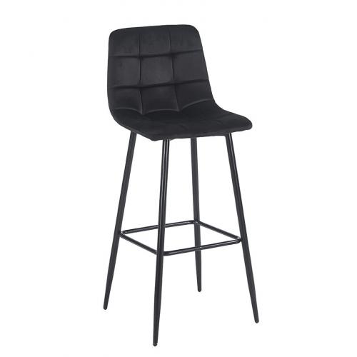 NORA BLACK VELVET ΥΦΑΣΜΑ 75εκ. ΣΚΑΜΠΟ ΜΕΤΑΛΛΙΚΟ 45X42X75-110εκ.