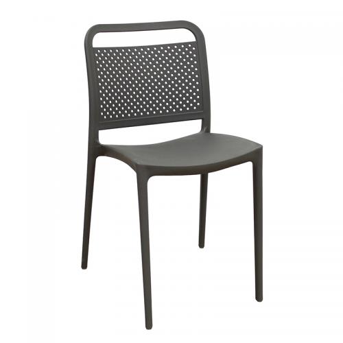 LORA DARK GREY ΚΑΡΕΚΛΑ ΠΟΛ/ΝΙΟΥ 41X49X78εκ.